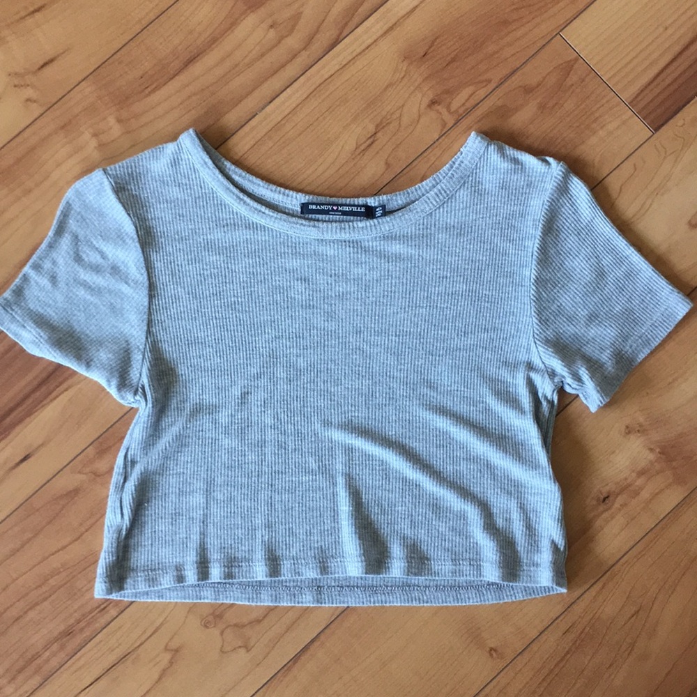 cropped brandy melville tee